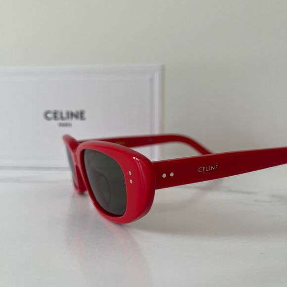 Celine NEW Woman Sunglasses - Red - Picture 6 of 6